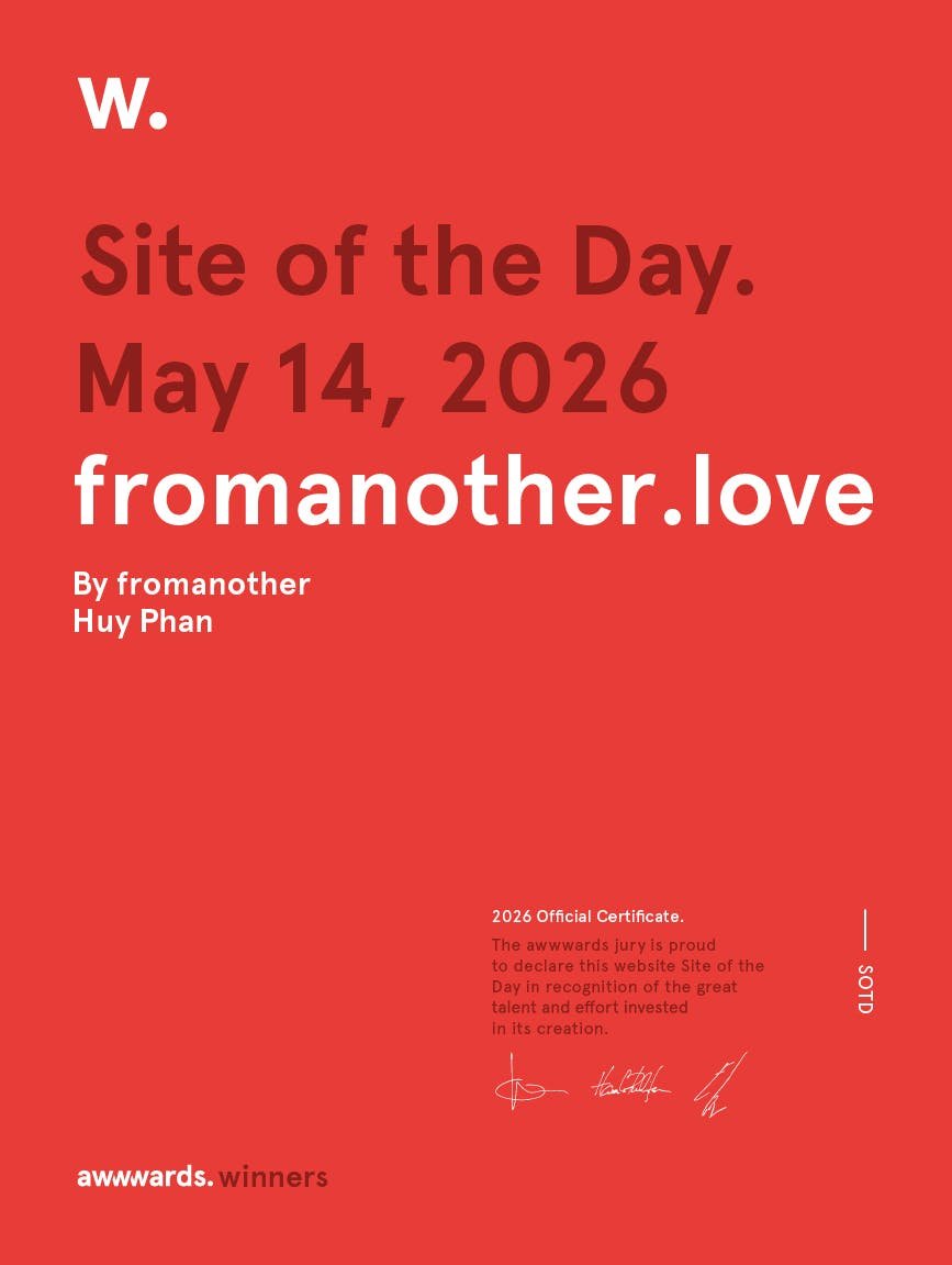 Awwwards Site of the Day